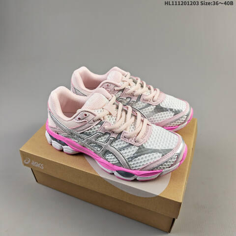 ASICS Gel-Cumulus 16 White Silver Pink EU 36-45 Running Shoe Running Sneakers - Unisex (BS-69188)