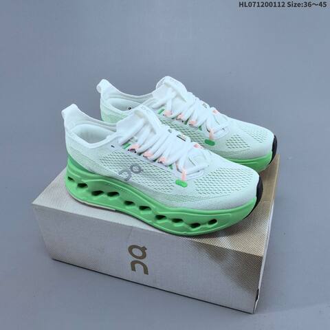 On Cloudsurfer Max White Green Pink Black EU 36-45 Running Shoe Running Sneakers - Unisex (BS-69712)
