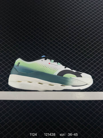 On Cloudboom Strike White Teal Black Mint EU 36-45 Running Shoe Running Sneakers - Unisex (BS-85455)