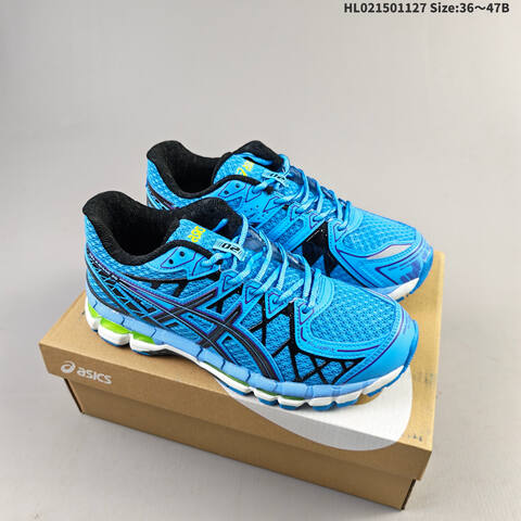 ASICS GEL-KAYANO 20 Blue Black Purple Green White EU 36-47 Running Shoe Running Sneakers - Unisex (BS-69221)
