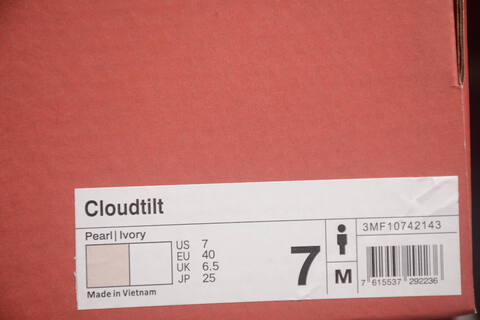 On Running Cloudtilt White Red Brown US 7 EU 40 UK 6 5 JP 25 Running Shoe Running Sneakers - Men's (BS-59465)