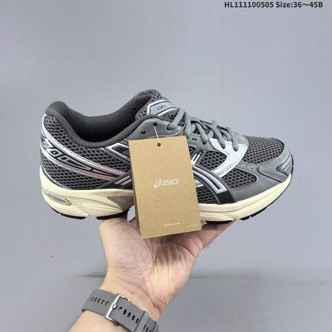 ASICS GEL-1130 Dark Grey Silver Cream Black EU 36-45 Running Shoe Running Sneakers - Unisex (BS-68858)
