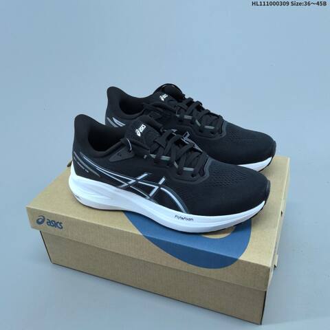 ASICS GT 1000 13 Black White Grey Blue EU 36-45 Running Shoe Running Sneakers - Unisex (BS-69009)