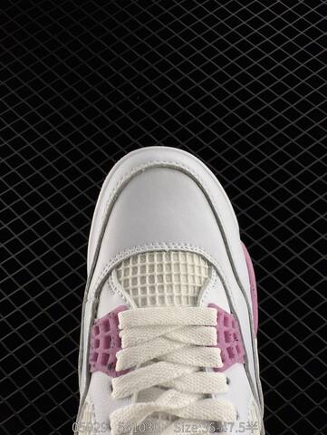 Jordan Air Jordan 4 White Pink Black EU 36-47 5 Basketball Shoe - Unisex (BS-81284)