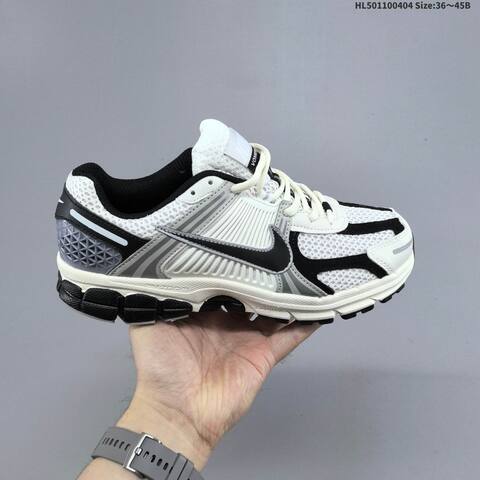 Nike Zoom Vomero 5 HQ1182 001 White Black Grey Sail EU 36-45 Running Shoe - Unisex (BS-60936)