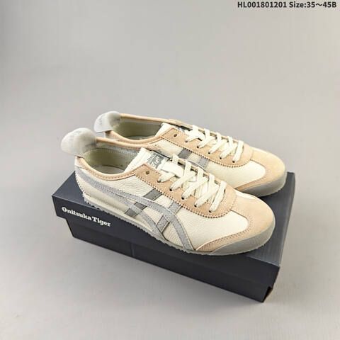 Onitsuka Tiger Mexico 66 Cream Beige Grey 35-45 Sneaker Casual Sneakers - Unisex (BS-69197)