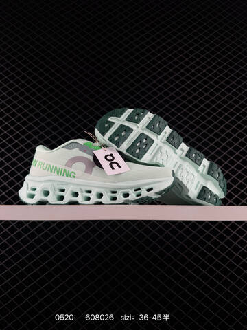 On Cloudmonster Olive Black White Lime EU 36-45 Running Shoe Running Sneakers - Unisex (BS-85260)