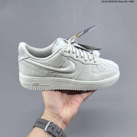 Nike Air Force 1 07 HV4406-001 Light Grey Off White EU 36-46 Sneaker - Unisex (BS-60132)