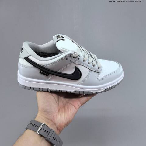 Nike SB Dunk Low Gore-Tex Light Grey White Black EU 36-45 Skate Shoe - Unisex (BS-60013)