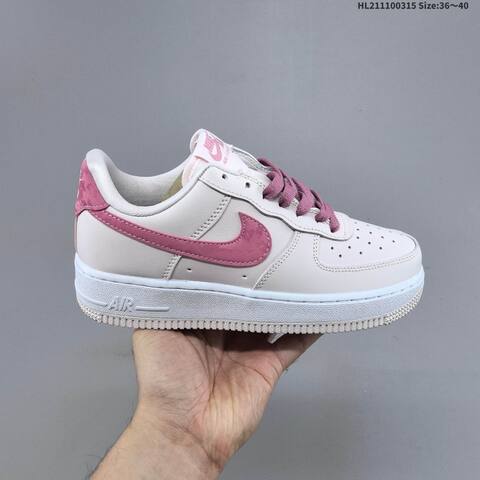 Nike Air Force 1 Low Off White Pink Purple White EU 36-40 Sneaker - Unisex (BS-61306)