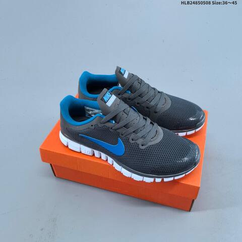 Nike Free 3 0 816568-006 Dark Grey Blue White EU 36-45 Running Shoe - Unisex (BS-60442)