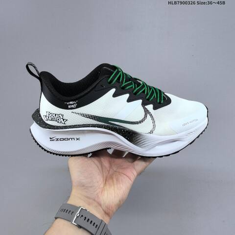 Nike ZoomX White Black Green Red EU 36-45 Running Shoe - Unisex (BS-61132)