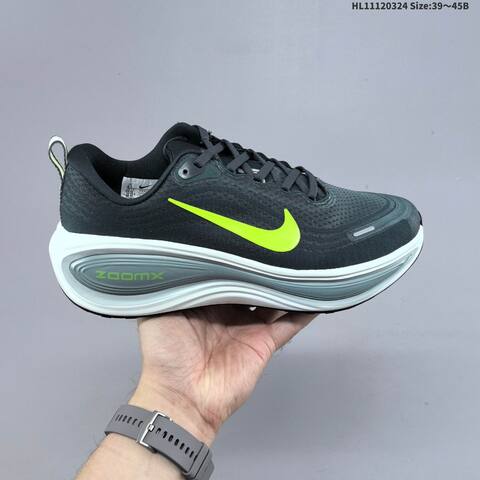 Nike Vomero Plus ReactX Air Zoom Dark Grey Volt White EU 39-45 Running Shoe - Unisex (BS-61137)