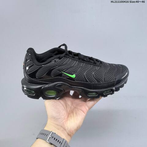 Nike Air Max Plus TN Black Neon Green EU 40-46 Running Shoe - Men's (BS-60705)