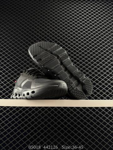 On Running Cloudrunner 2 Triple Black EU 36-45 Running Shoe Running Sneakers - Unisex (BS-85588)