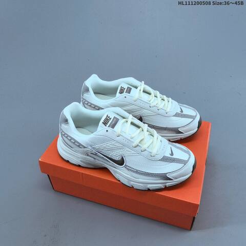 Nike Initiator White Grey Black EU 36-45 Running Shoe - Unisex (BS-60455)