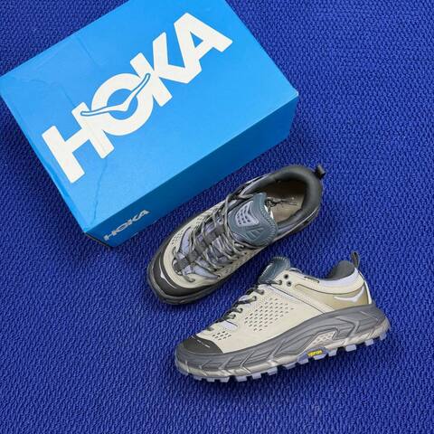 HOKA Tor Ultra Beige Grey Black Olive Trail Shoe Trail Running Sneakers (BS-86820)