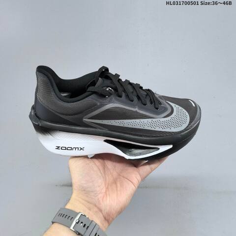 Nike Zoom Fly 6 Black White Grey Red EU 36-46 Running Shoe - Unisex (BS-60554)