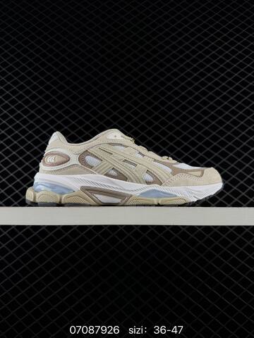 ASICS GEL NYC 2 0 Beige White Brown EU 36-47 Running Shoe Running Sneakers - Unisex (BS-81758)
