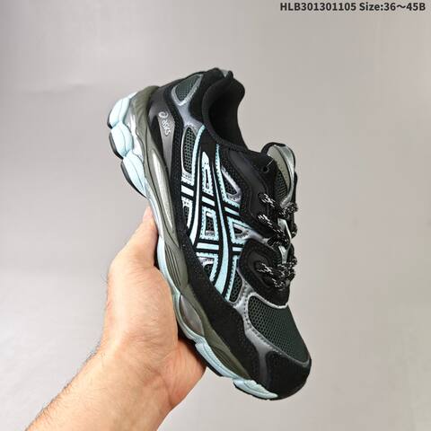 ASICS GEL NYC Black Graphite Silver EU 36-45 Running Shoe Running Sneakers - Unisex (BS-69320)