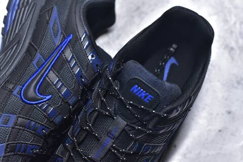 Nike P-6000 Black Royal Blue Running Shoe (BS-59666)