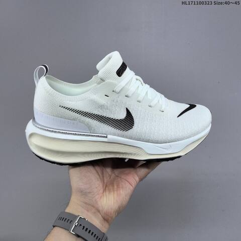 Nike ZoomX Invincible Run FK 3 DR2660-001 White Black Red Cream EU 40-45 Running Shoe - Men's (BS-61162)