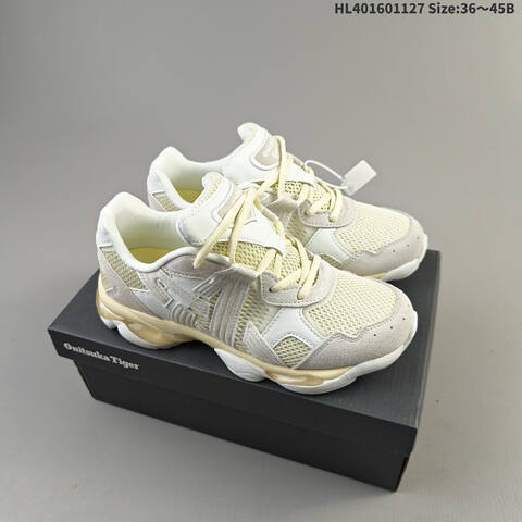 Onitsuka Tiger ULTI RS TIGRUN Cream White Beige EU 36-45 Running Shoe Running Sneakers - Unisex (BS-69219)