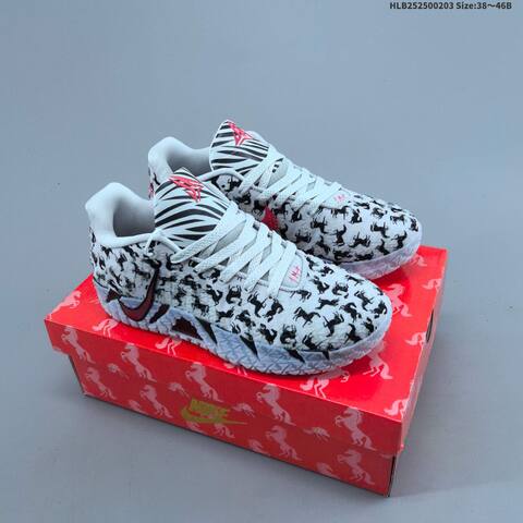 Nike ZoomX HF2794-001 White Black Red Grey EU 38-46 Basketball Shoe - Unisex (BS-61557)