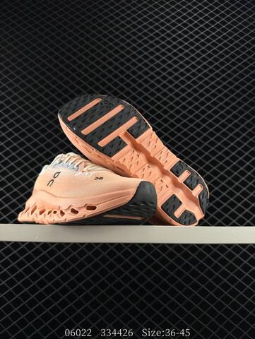 On Running Cloudtilt Peach Orange White Black EU 36-45 Running Shoe Running Sneakers - Unisex (BS-85548)