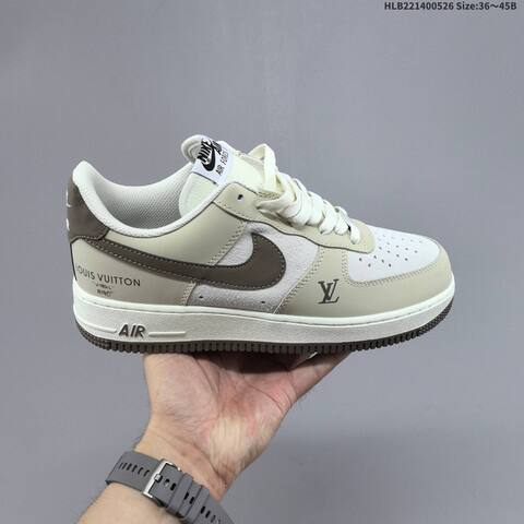 Nike Air Force 1 07 Beige White Brown Off White EU 36 45 Sneaker EU 36-45 - Unisex (BS-60117)