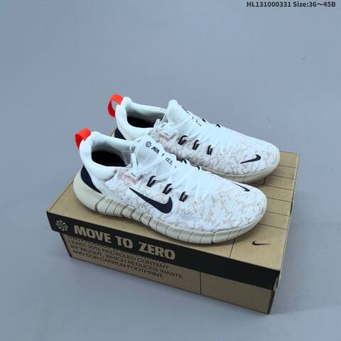 Nike Free Run 5 0 White Black Beige Orange EU 36-45 Running Shoe - Unisex (BS-61011)