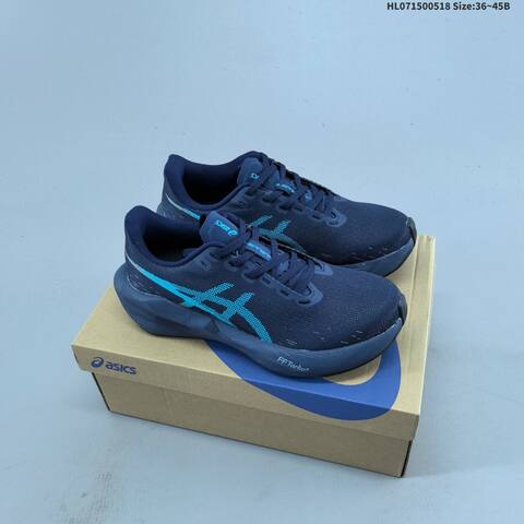 ASICS NOVABLAST 6 1011C243 406 Navy Blue Bright Cyan EU 36 45 Running Shoe EU 36-45 Running Sneakers - Unisex (BS-68826)