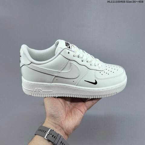 Nike Air Force 1 07 HF1058-133 Off White Black EU 36-45 Sneaker - Unisex (BS-60897)