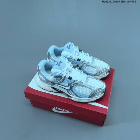 Nike V5 RNR White Light Blue Silver EU 36-45 Running Shoe - Unisex (BS-59936)