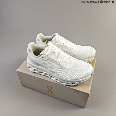 On Cloudmonster Void Cream Beige Black EU 36-45 Running Shoe Running Sneakers - Unisex (BS-69752)