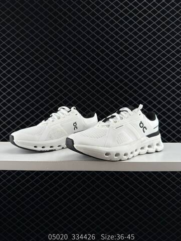 On Running Cloudrunner 2 White Black EU 36-45 Running Shoe Running Sneakers - Unisex (BS-85584)