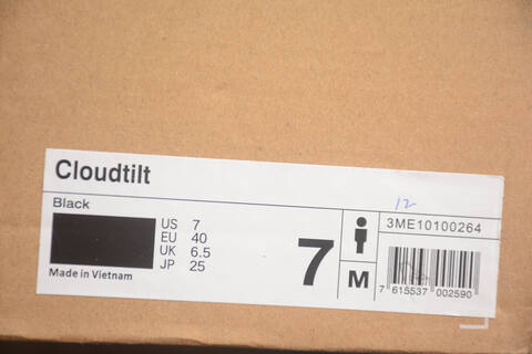 On Cloudtilt Black US 7 EU 40 UK 6 5 JP 25 Running Shoe Running Sneakers - Men's (BS-59464)