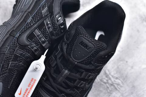 Nike P-6000 Black Dark Grey Running Shoe (BS-59684)