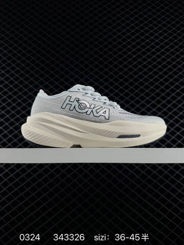HOKA ONE ONE Rocket X 3 Light Grey Off White Black EU 36-45 Running Shoe Running Sneakers - Unisex (BS-86282)