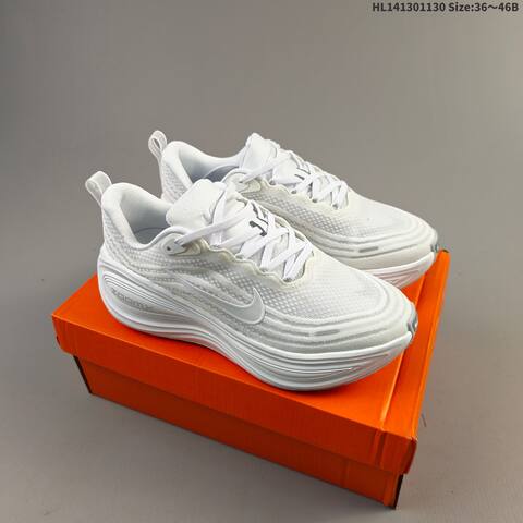 Nike Vomero Plus ReactX Air Zoom White Light Grey Orange Red Black EU 36-46 Running Shoe - Unisex (BS-62927)