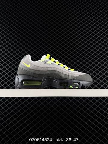 Nike Air Max 95 Grey Black Neon Yellow EU 36-47 Lifestyle - Unisex (BS-70377)