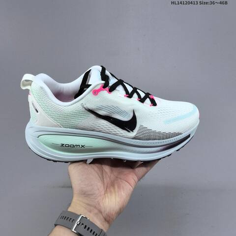 Nike Vomero 18 ReactX Air Zoom White Mint Black Pink Light Blue EU 36-46 Running Shoe - Unisex (BS-60762)