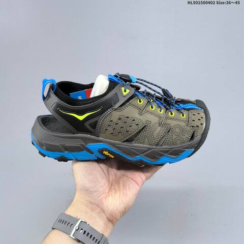 HOKA ONE ONE Tor Trafa Olive Black Blue Neon Yellow EU 36-45 Trail Shoe Trail Running Sneakers - Unisex (BS-69362)