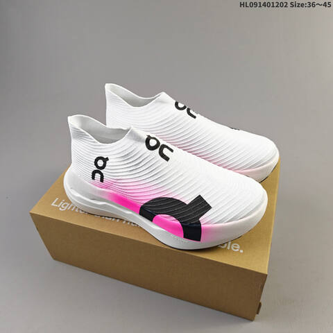 On Cloudboom Strike LS White Black Pink Purple Orange EU 36-45 Running Shoe Running Sneakers - Unisex (BS-69756)