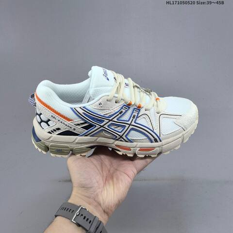 ASICS GEL KAHANA 8 Cream White Blue Orange Navy 39 45 Trail Shoe Trail Running Sneakers - Unisex (BS-68816)