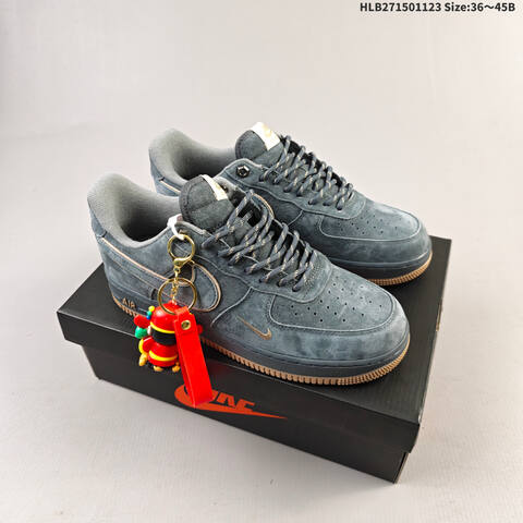 Nike Air Force 1 07 LV8 DY9867-101 Dark Grey Gold EU 36-45 Sneaker - Unisex (BS-63186)
