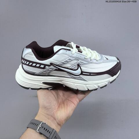 Nike Initiator White Silver Burgundy Black EU 36-45 Running Shoe - Unisex (BS-60692)