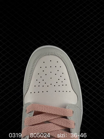 Jordan Air Jordan 1 Low Ghost White Light Grey Pink EU 36-46 Sneaker - Unisex (BS-79644)