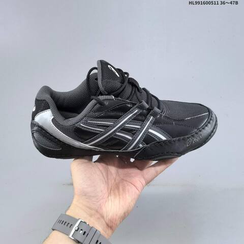 ASICS HYPERSYNC Black Silver Grey 36-47 Training Shoe Training Sneakers - Unisex (BS-68848)