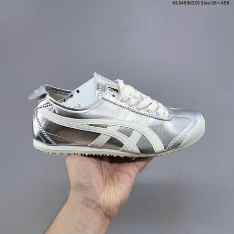 Onitsuka Tiger Mexico 66 Silver Off White Cream EU 36-45 Sneaker Casual Sneakers - Unisex (BS-68984)